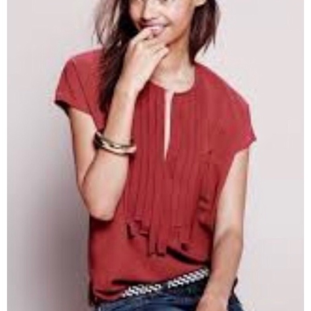 J. Crew Grosgrain Ribbon Top - Picture 2 of 5